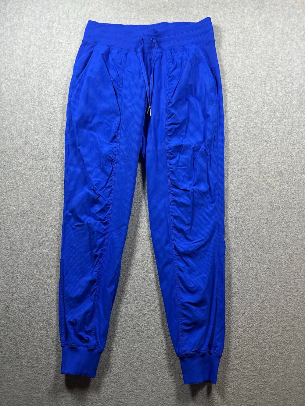 Lululemon Dance Studio Mid Rise Jogger Pant Women's Size 8 Blue Full Length